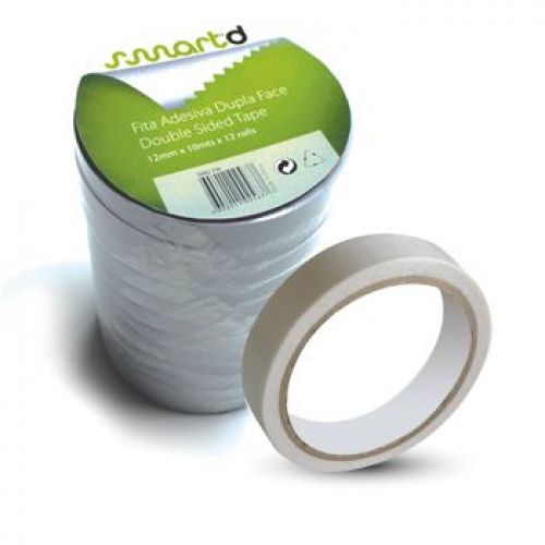 Fita Adesiva Dupla Face 12mmx10m Transparente , SMARTD , FITCTES001 , 5608011025637